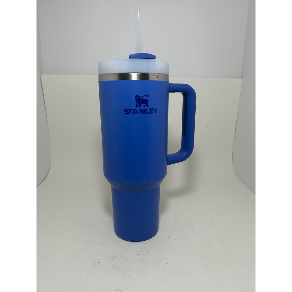 Stanley Quencher H2.0 FlowState 40oz Tumbler Cobalt Blue Insulated Travel Mug